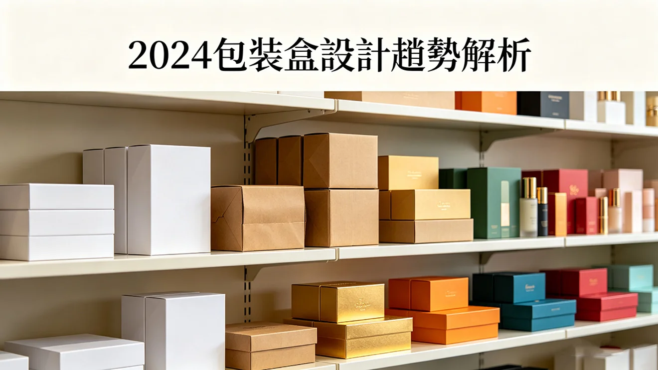 2024包裝盒設計趨勢解析：讓產品在貨架上脫穎而出