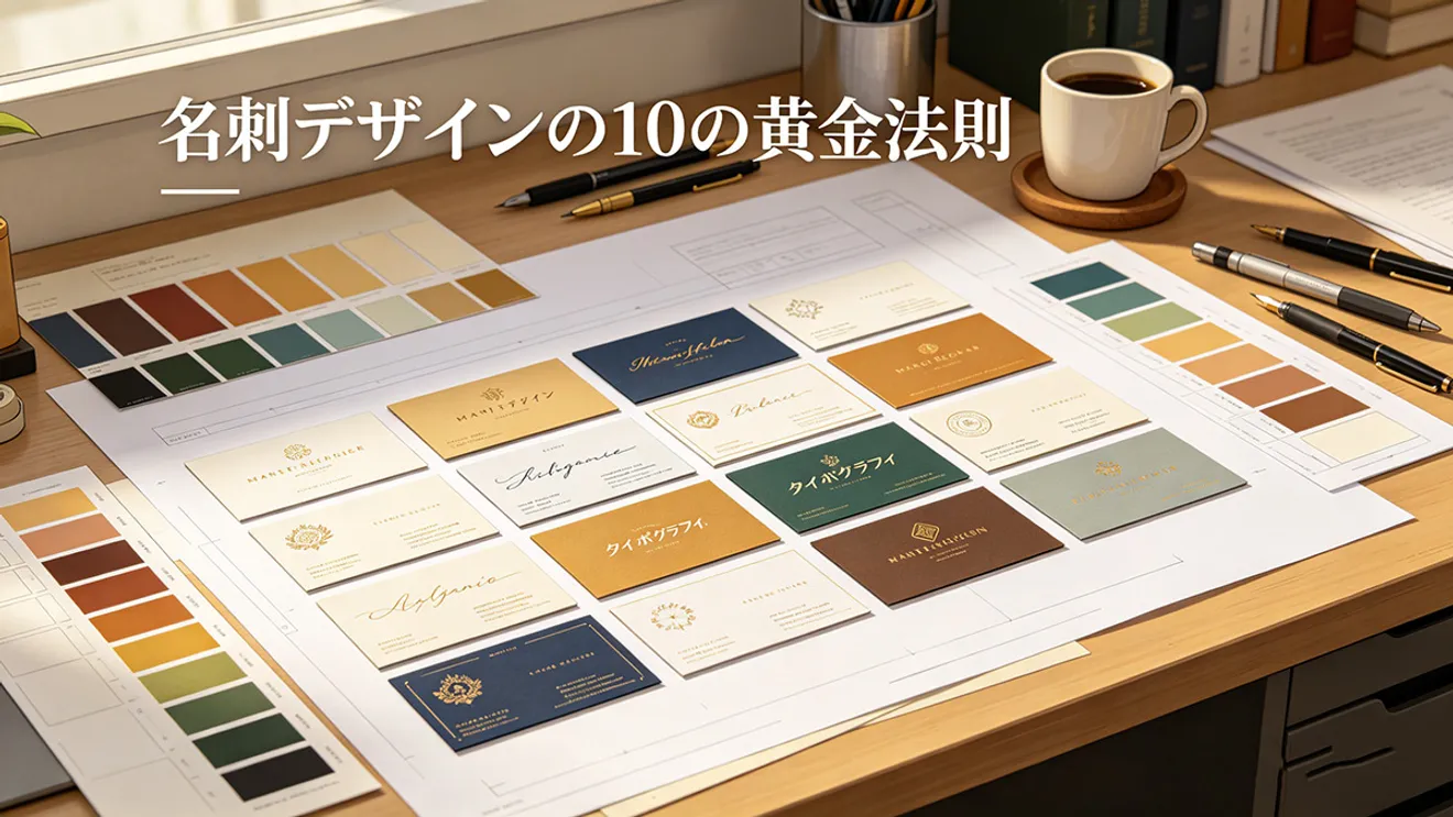 名刺デザインの10の黄金法則