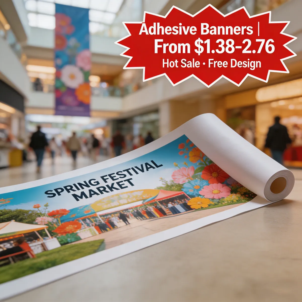 Adhesive Banners