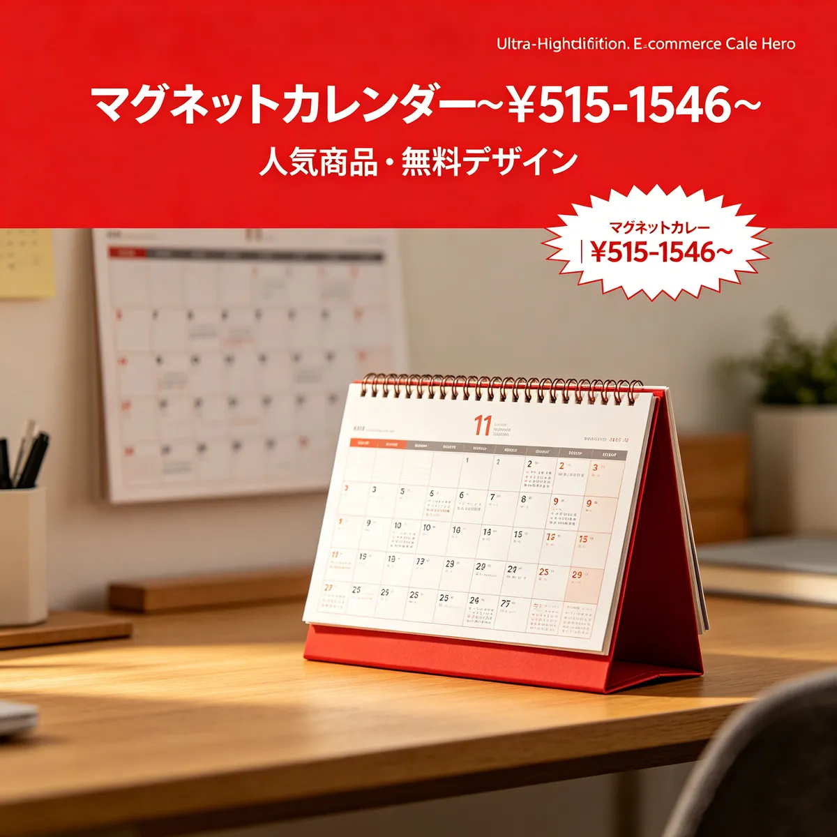 マグネットカレンダー