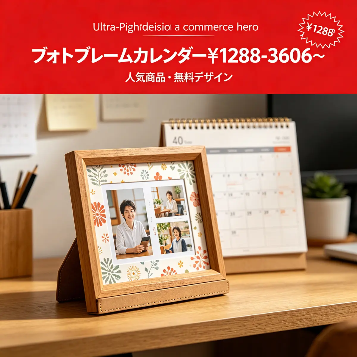 フォトフレームカレンダー