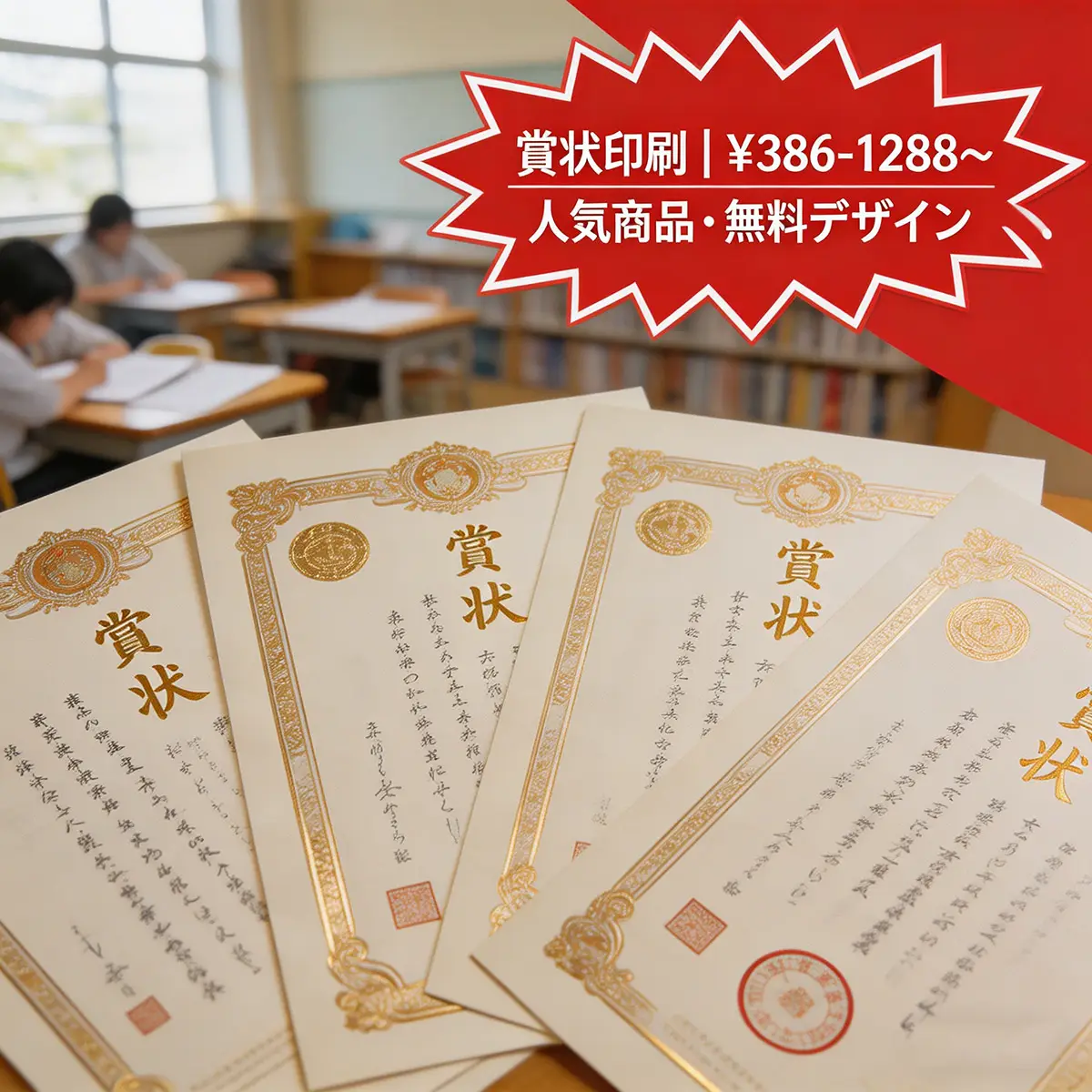 賞状印刷