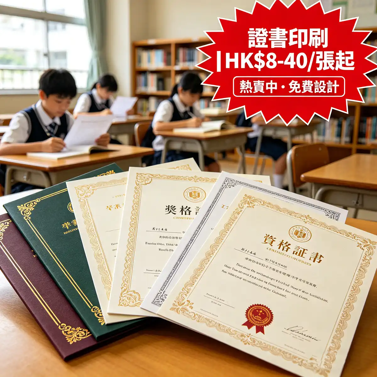 證書印刷