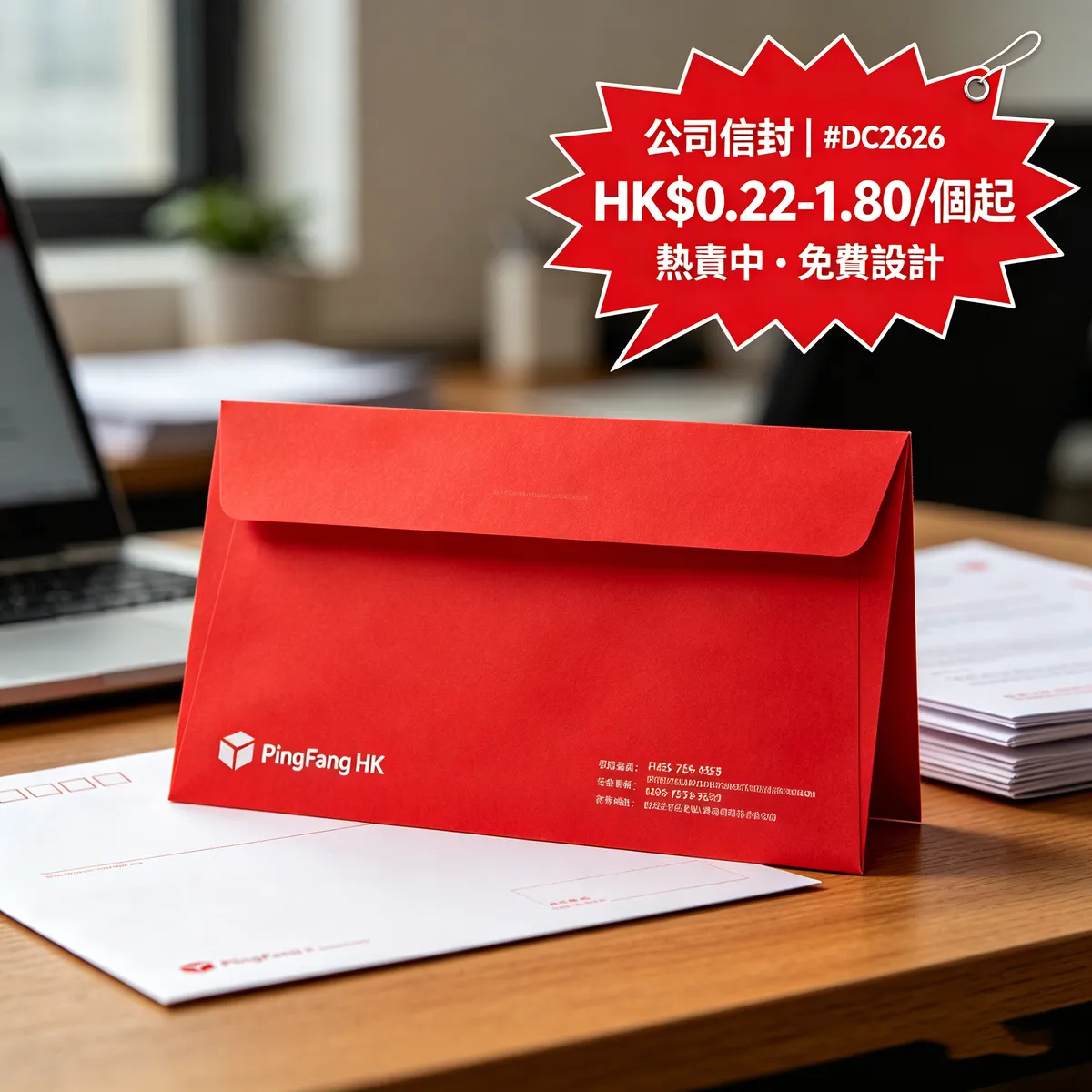 香港公司信封印刷 | 定制公司信封，印上Logo和地址。專業形象，商務必 | ZprintPro智印云
