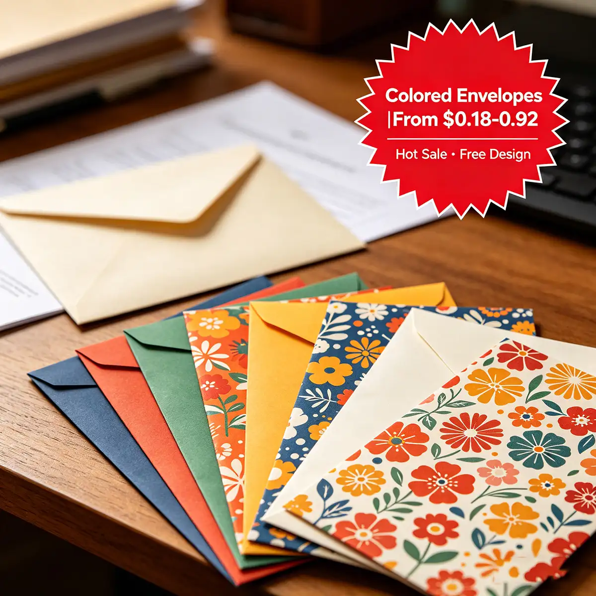Colored Envelopes Printing Hong Kong | Colorful printing, strong visual ap | ZprintPro - 2