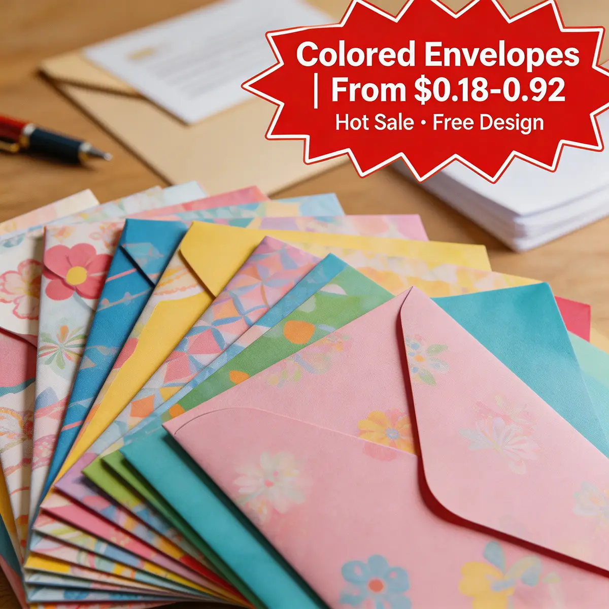 Colored Envelopes Printing Hong Kong | Colorful printing, strong visual ap | ZprintPro - 4