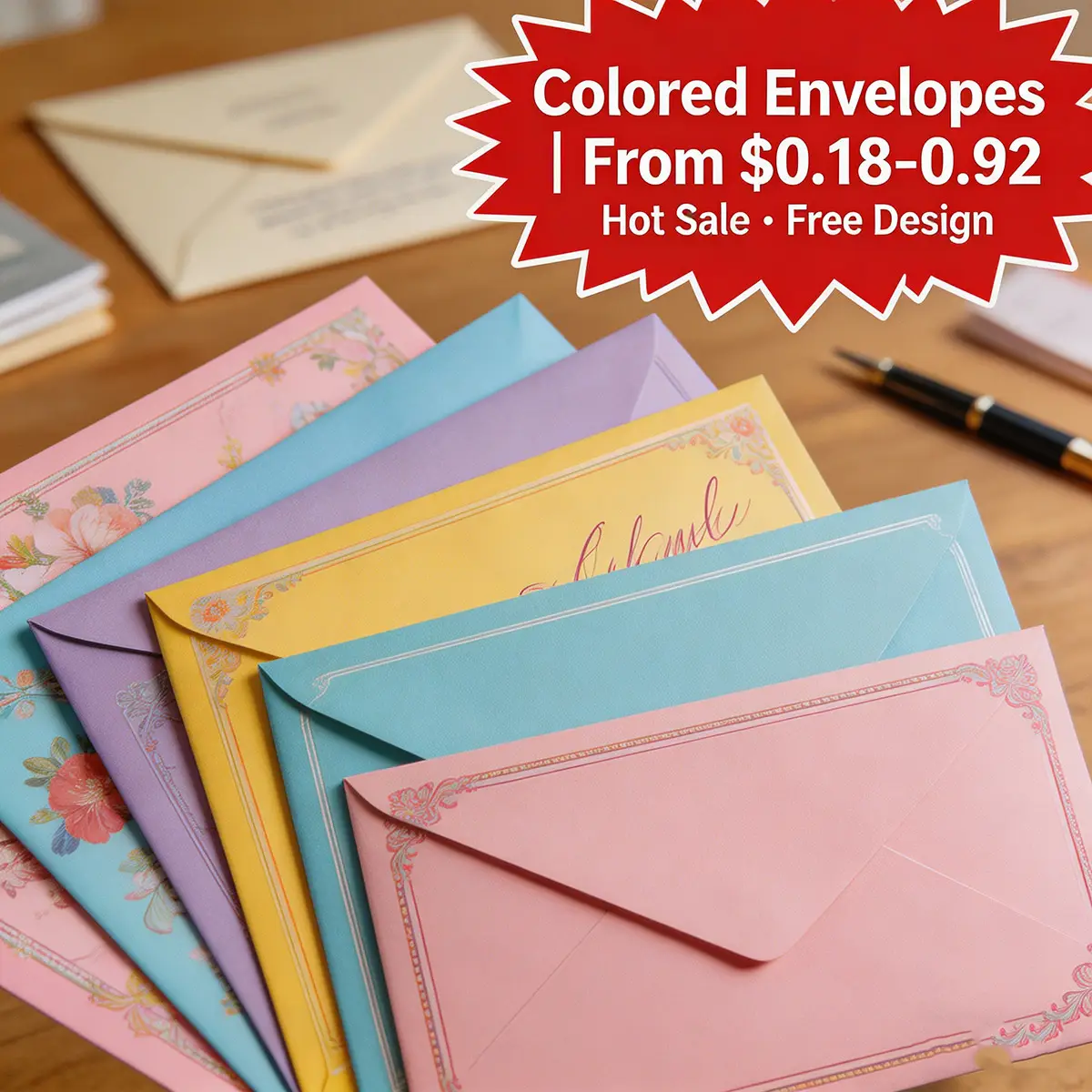 Colored Envelopes Printing Hong Kong | Colorful printing, strong visual ap | ZprintPro - 5