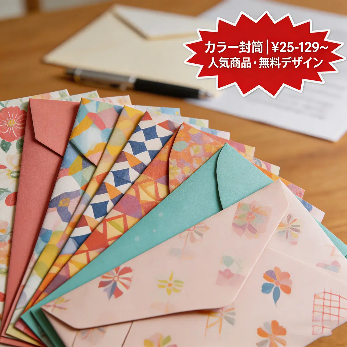香港カラー封筒 | カラフルな印刷、強い視覚的アピール。招待状、グリー | ZprintPro - 3
