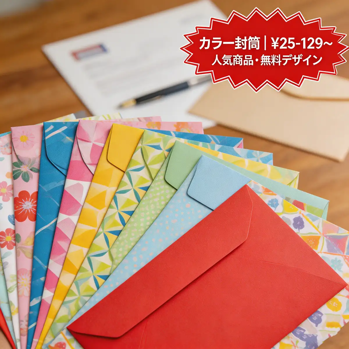香港カラー封筒 | カラフルな印刷、強い視覚的アピール。招待状、グリー | ZprintPro - 4