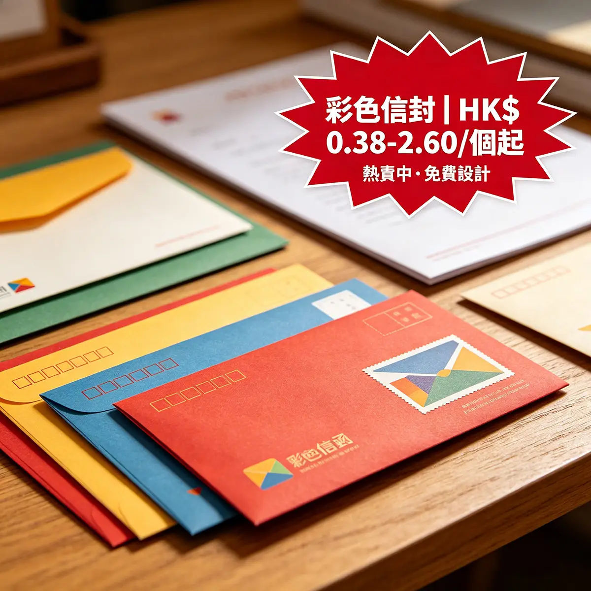 香港彩色信封印刷 | 彩色印刷，視覺吸引力強。適合邀請函、賀卡、營銷郵件 | ZprintPro智印云 - 2