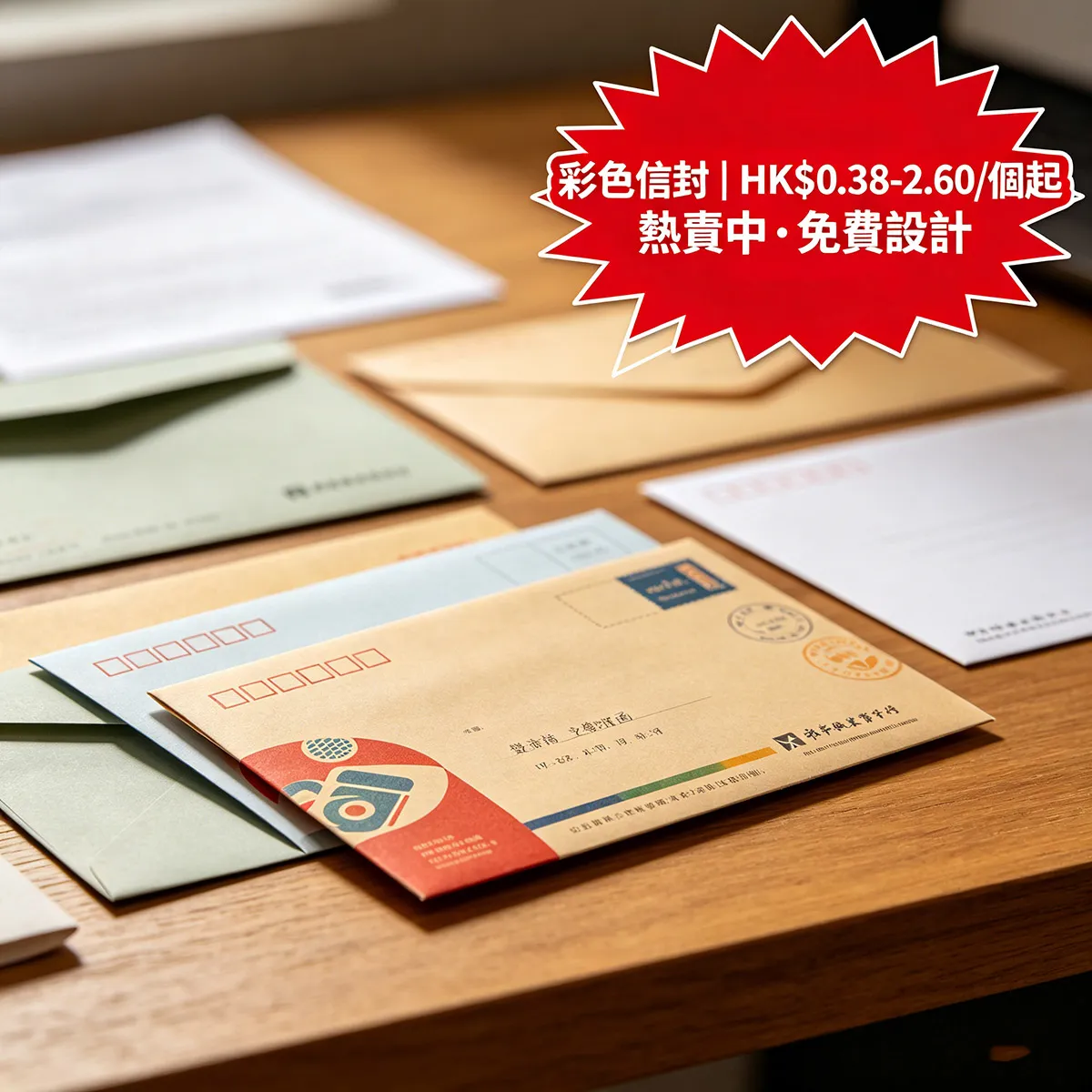 香港彩色信封印刷 | 彩色印刷，視覺吸引力強。適合邀請函、賀卡、營銷郵件 | ZprintPro智印云 - 3