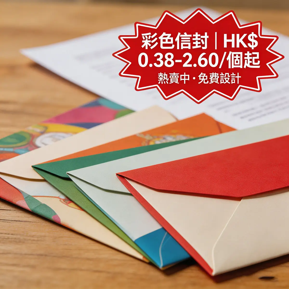 香港彩色信封印刷 | 彩色印刷，視覺吸引力強。適合邀請函、賀卡、營銷郵件 | ZprintPro智印云 - 6