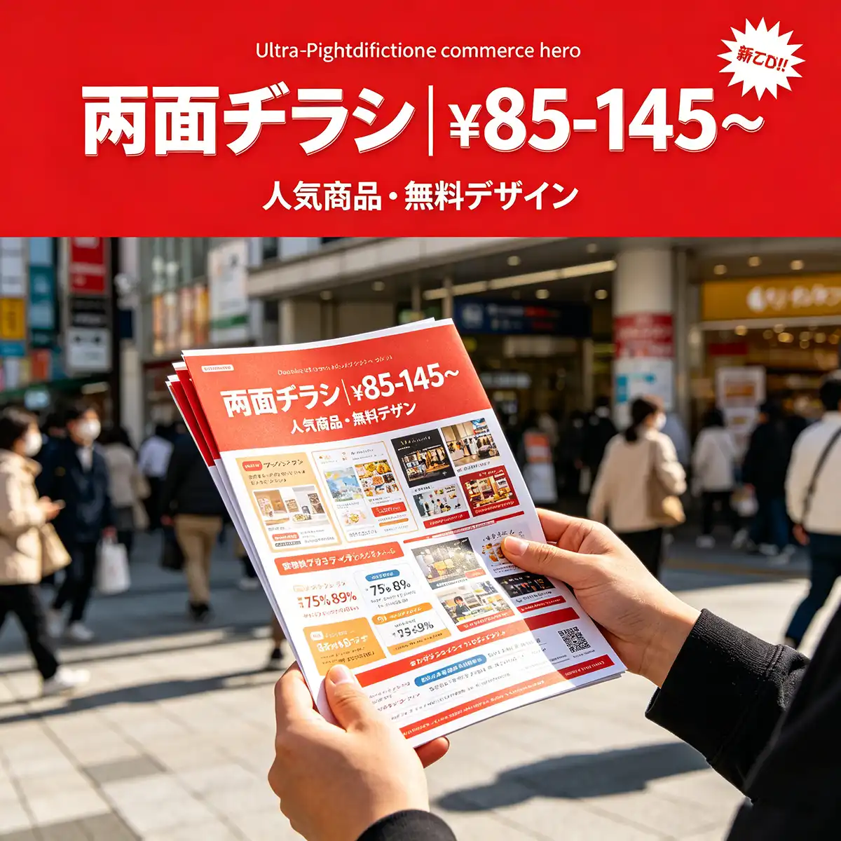 両面チラシ