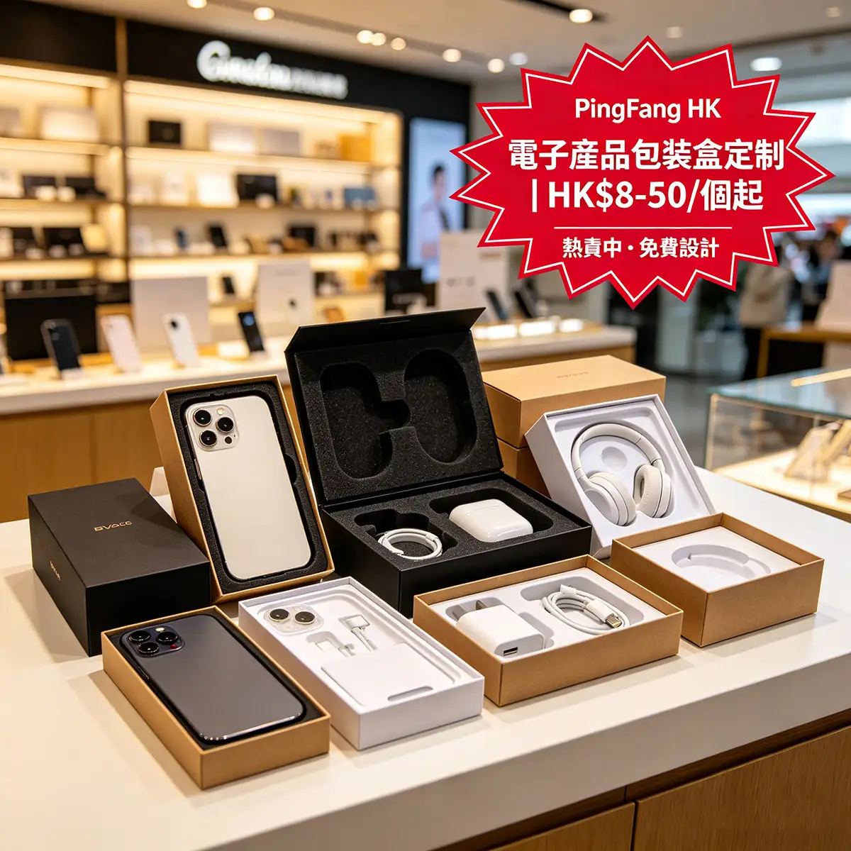 電子產品包裝盒定制