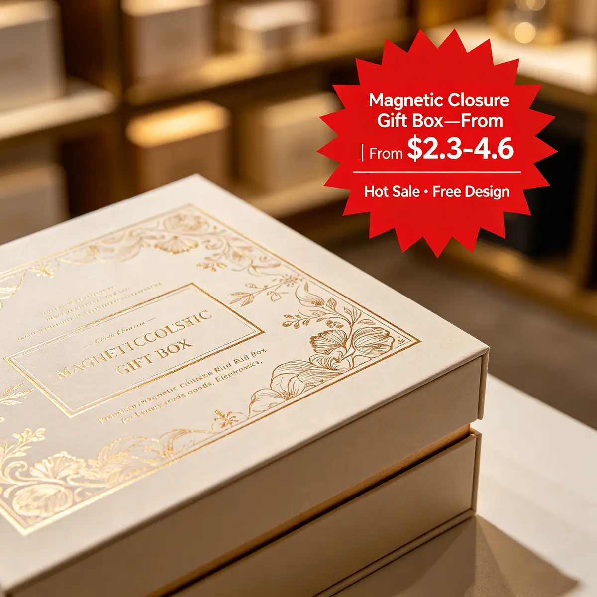 Magnetic Closure Gift Box Printing Hong Kong | Premium magnetic closure rigid boxe | ZprintPro