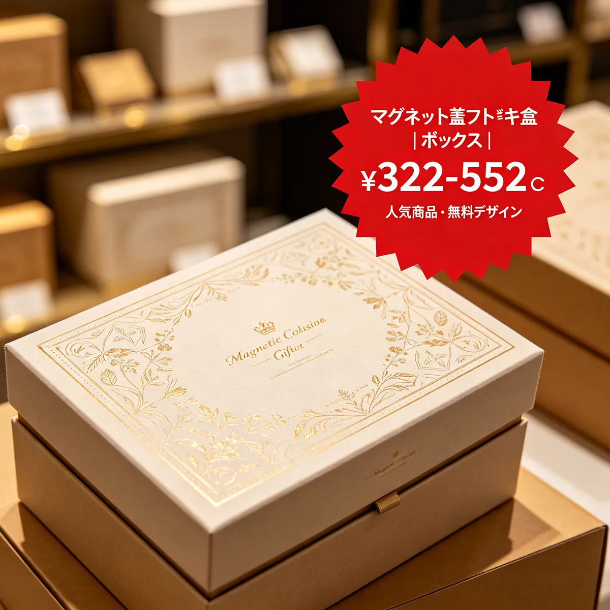 香港マグネット蓋ギフトボックス | 高級マグネット蓋硬箱。高級品、化粧品、電子機器の包 | ZprintPro