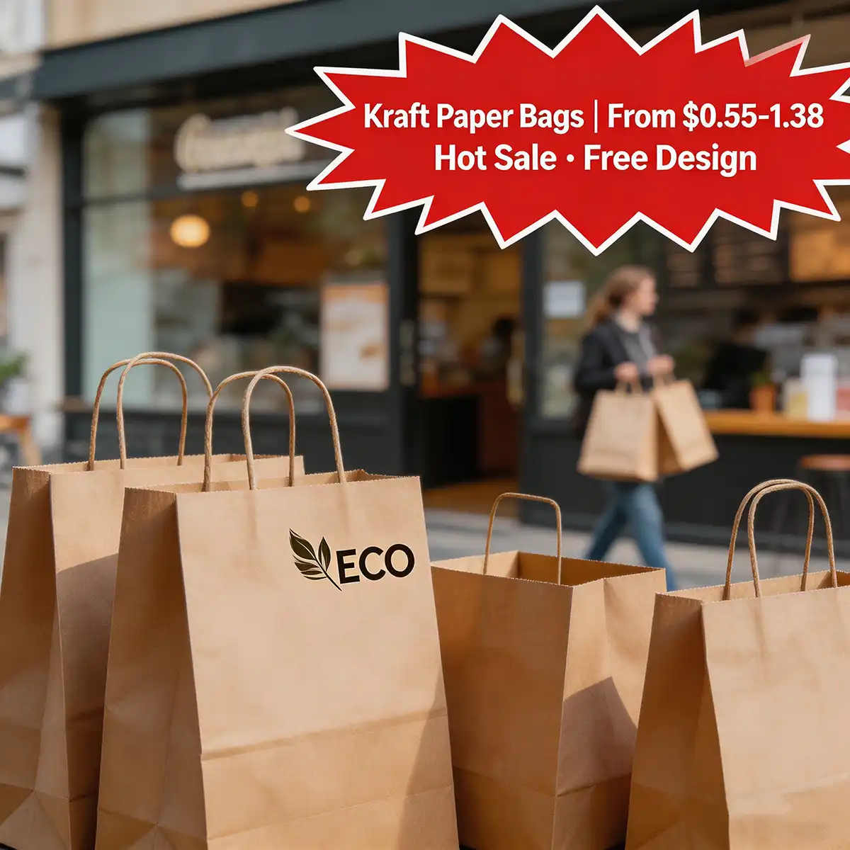 Kraft Paper Bags Printing Hong Kong | Eco-friendly kraft paper, natural a | ZprintPro