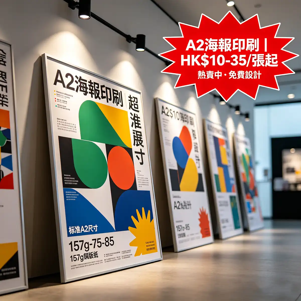 香港A2海報印刷印刷 | 標準A2尺寸，活動宣傳、產品推廣首選。157g銅版 | ZprintPro智印云