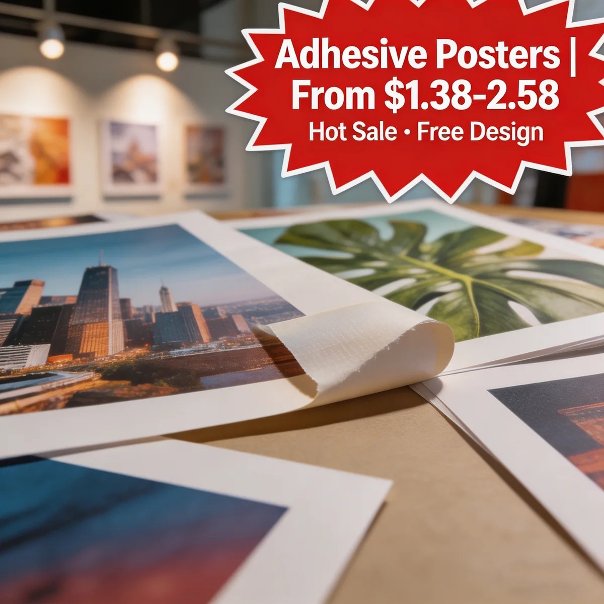 Adhesive Posters