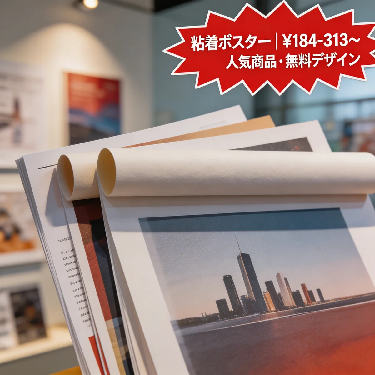粘着ポスター