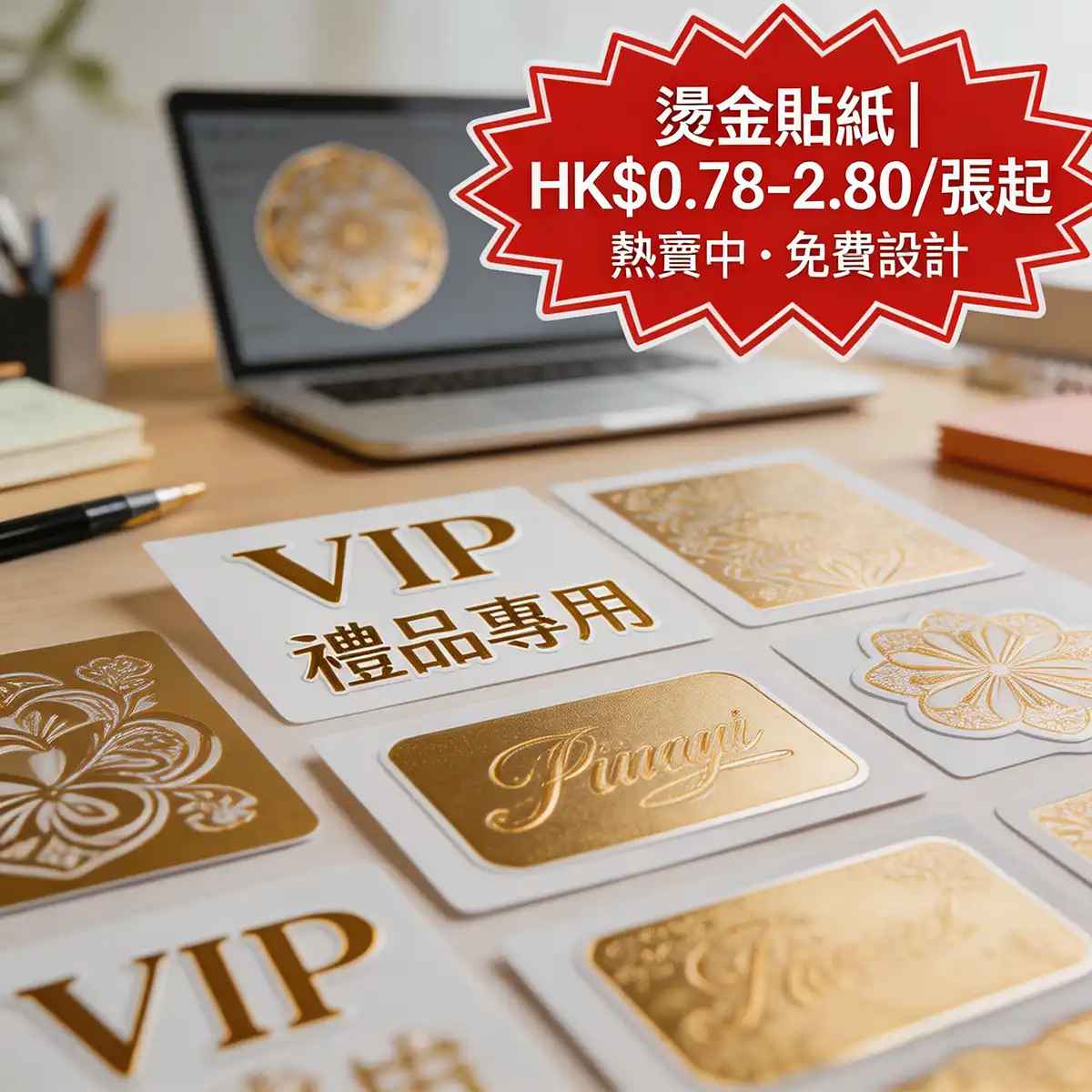 燙金貼紙