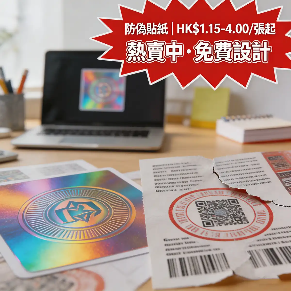 防偽貼紙