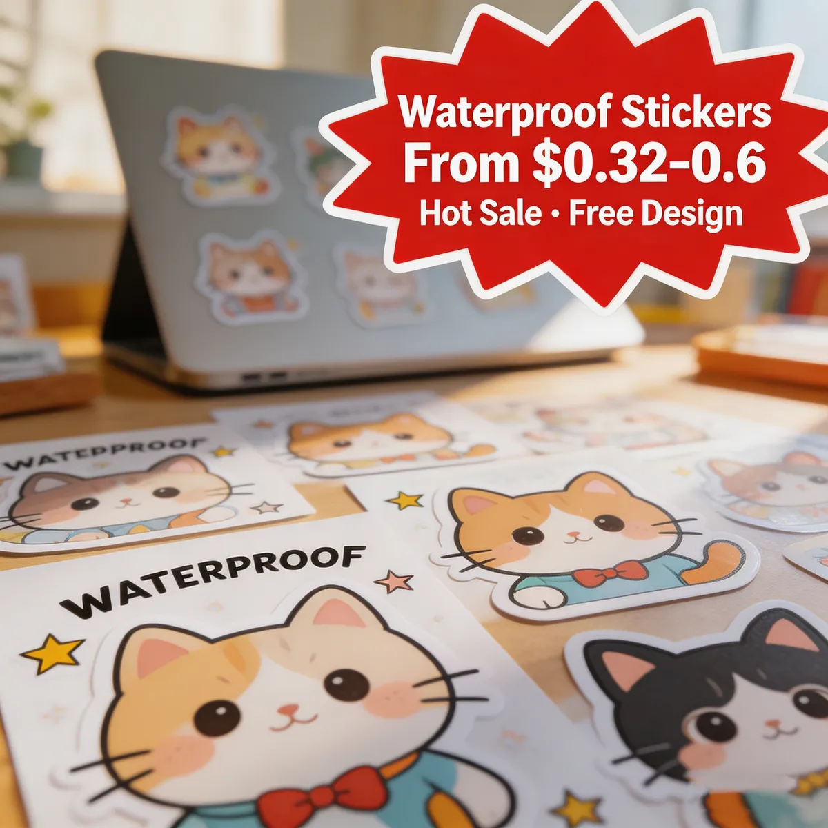 Waterproof Stickers Printing Hong Kong | PVC waterproof stickers with excell | ZprintPro